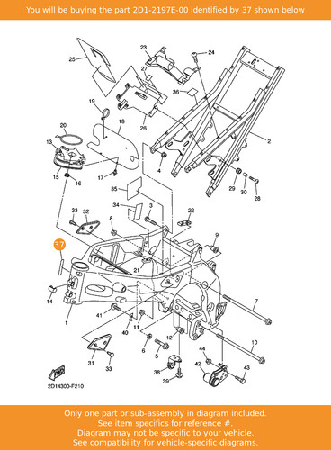 Yamaha protector frame fr - protector,,