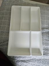 Cutlery Tray Kitchen Drawer Organiser Utensil Holder Plastic Storage Divider