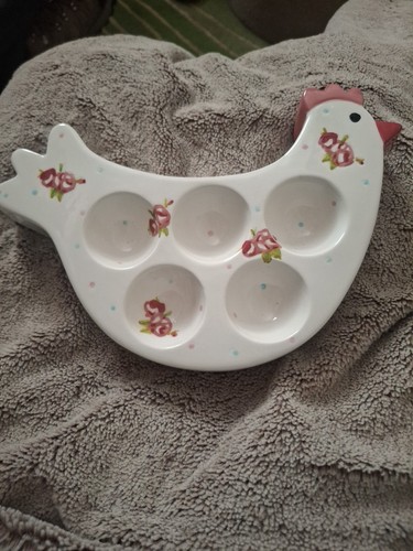 Shabby chic egg holder - chic,