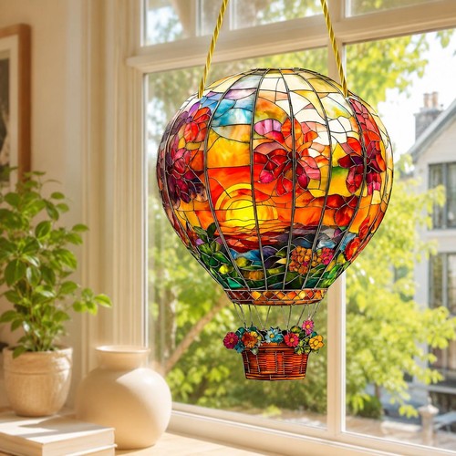 Hot air balloon solar - hot, garden