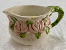 Vintage ceramic majolica jug - vintage,