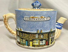 Ornamental Coronation Street Teapot By Annie Rowe