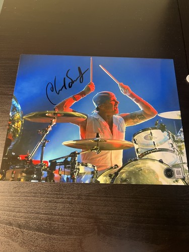 Chad smith signed red - smith,