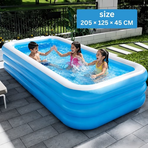 Family inflatable swimming - family,
