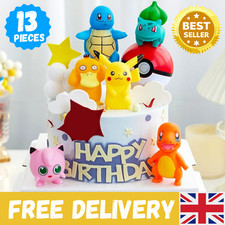 13 PCS/Set Pokemon Cake