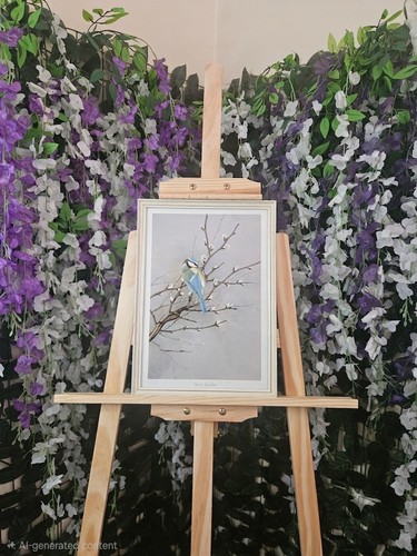 Vintage basil ede - ede, framed