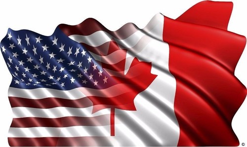 American canadian flag decal - canadian,