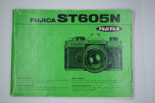 Fujica st605n instruction book - fujica,