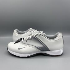 Nike Lunar Saddle Golf Shoes Trainers Silver White Grey UK 5 EU 38.5 New