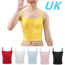 UK Kids Girls Spaghetti Straps