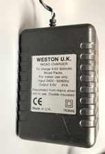 Rare Weston UK Nicad Charger to Charge 9.6v 600mA Nicad Packs + Free Download