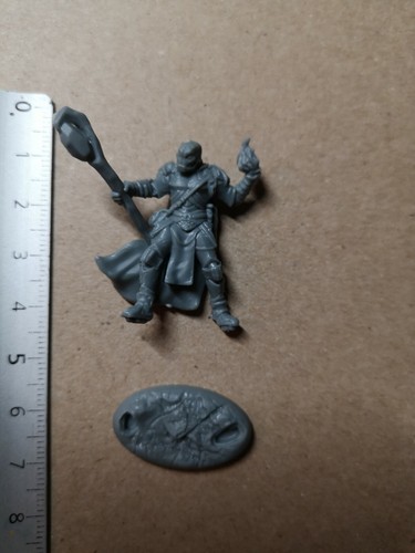 Wizard fireball miniature - wizard,