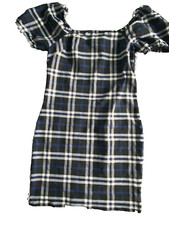Age 12-13 New Look 915 Navy Checked Dress Used Tartan