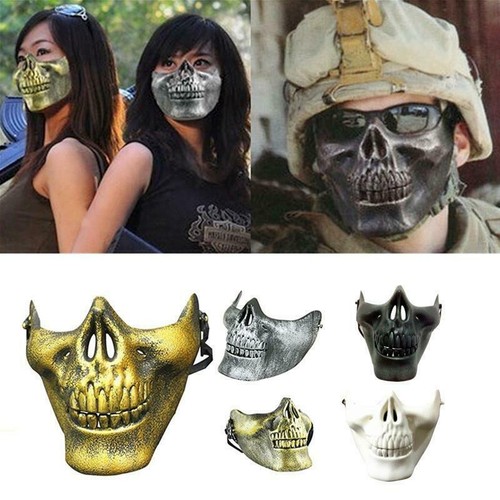 Novelty half skull mask - novelty,