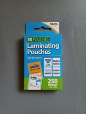 50 Laminating Pouches-ID
