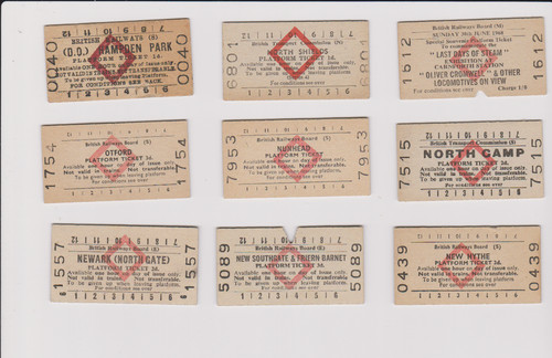 Railway platform ticket red - platform,