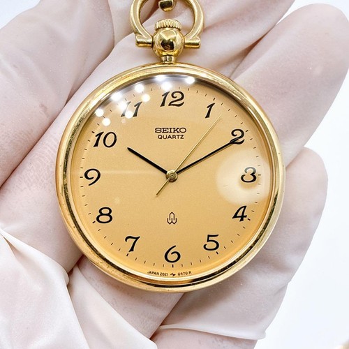 Seiko 000167 pocket watch gold - 000167,