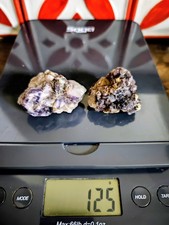 2x Beautiful Blue John Crystal