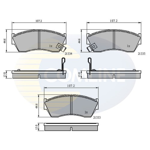 Brake pads set - brake, suzuki