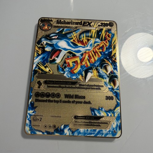 Mcharizard gold metal - mcharizard, ex