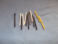 14 X LEGO PART 63965 BAR 6L WITH STOP RING MIXED COLORS