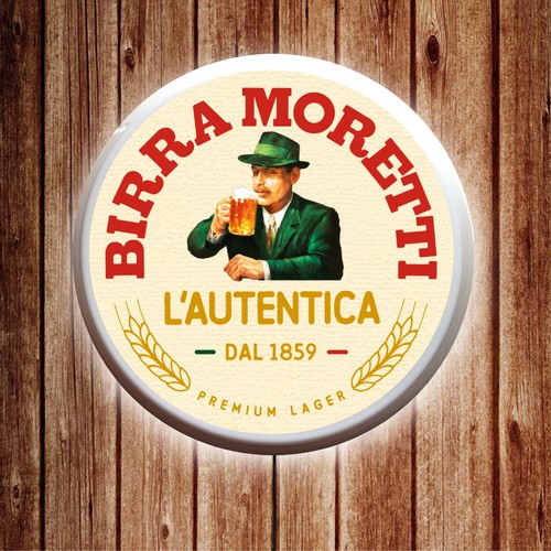 Birra morretti light led - birra,