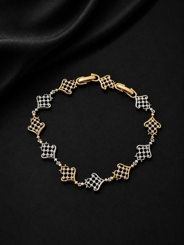 Two tone gold silver - tone,