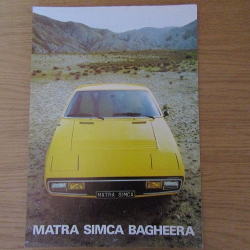 Chrysler matra simca bagheera - chrysler,