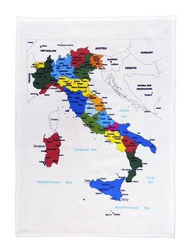 Cotton tea towel - towel, italy