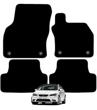 for Seat Leon 2013 TO 2020 MK3 Tailored Black Car Floor Mats Carpets 4 piece Set