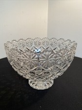 American Brilliant 8" footed