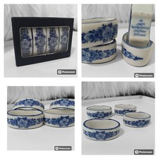 Vintage Delft Ceramic 4 Napkin