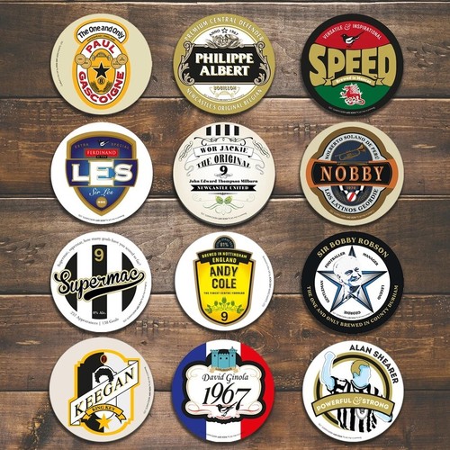 Newcastle united beer mats - united,