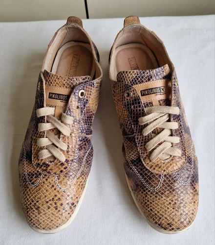 Pikolinos snake print leather - pikolinos,