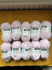 Patons Baby Smiles Fairytale Cloud DK Yarn 10x25g Balls Shade 01034 Lilac Fluffy