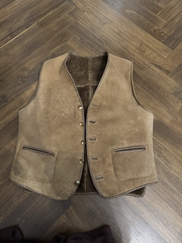 Vintage 70s brown - vintage, suede
