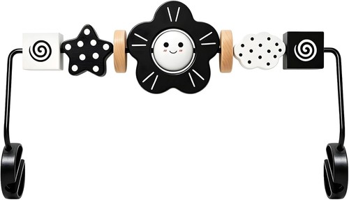 Wooden baby bouncer toy bar - wooden,