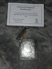 George V Sterling Silver Vesta