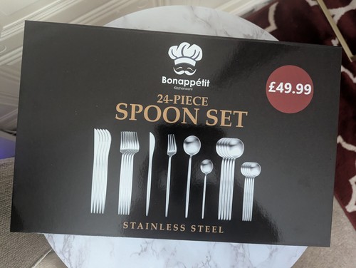 Cutlery spoon set - spoon, 24piece
