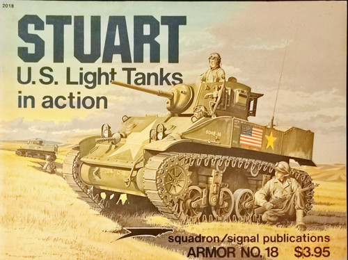 Stuart light tanks - in, action