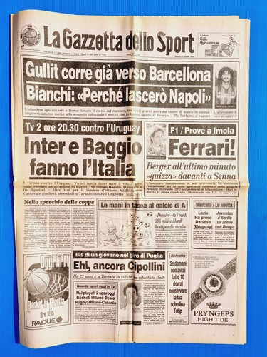 Gazzetta dello sport april - 22,