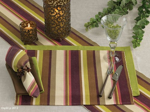 Placemats set striped - placemats,