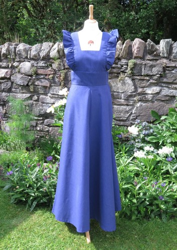 Vintage 1970 pinafore maxi - 1970's,