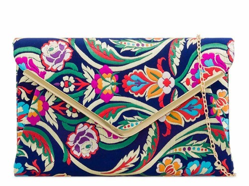 Womens ladies satin clutch bag - ladies,