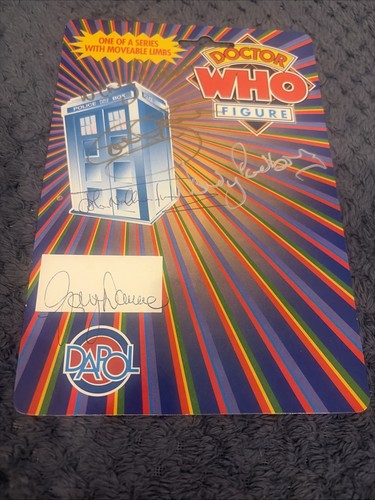 Doctor who autographs on - who,