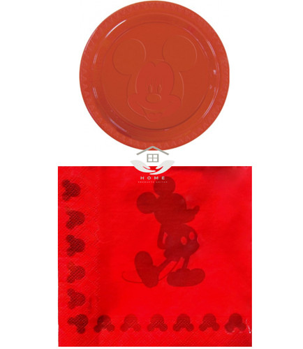Mickey mouse printed napkins - mouse,