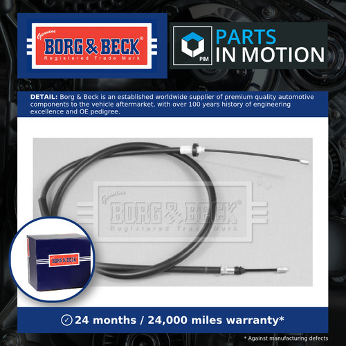 Handbrake cable rear left - handbrake, or