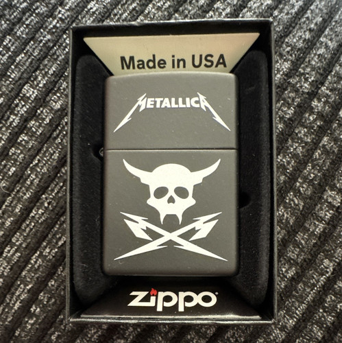 Zippo metallica skull - zippo,