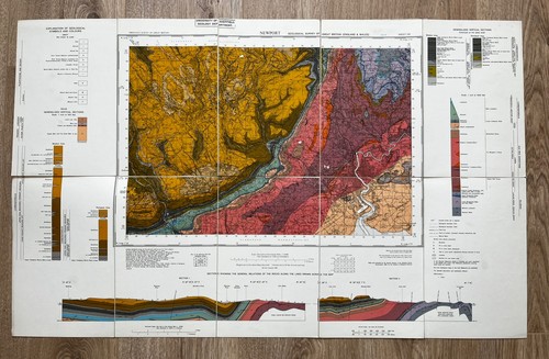 Geological survey map newport - survey,