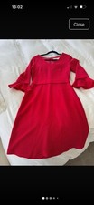 Goat reddy pink midi dress